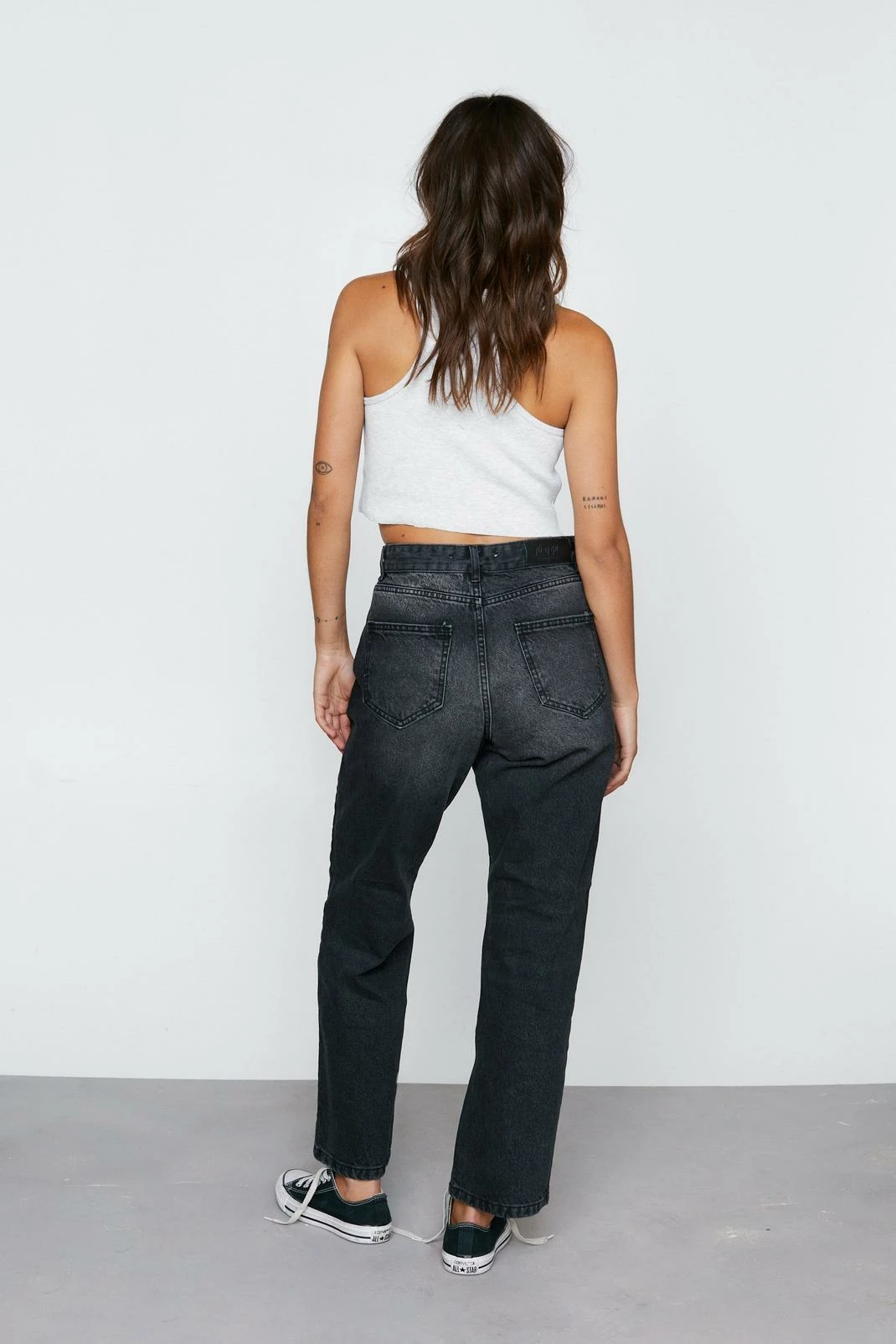 Petite Organic Cotton Boyfriend Denim Jeans 3 Petite Organic Cotton Boyfriend Denim Jeans - Image 3