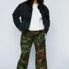Plus Size 2 In 1 Detach Sleeve Denim Jacket
