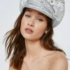 Bride Embellished Diamante & Pearl Party Hat