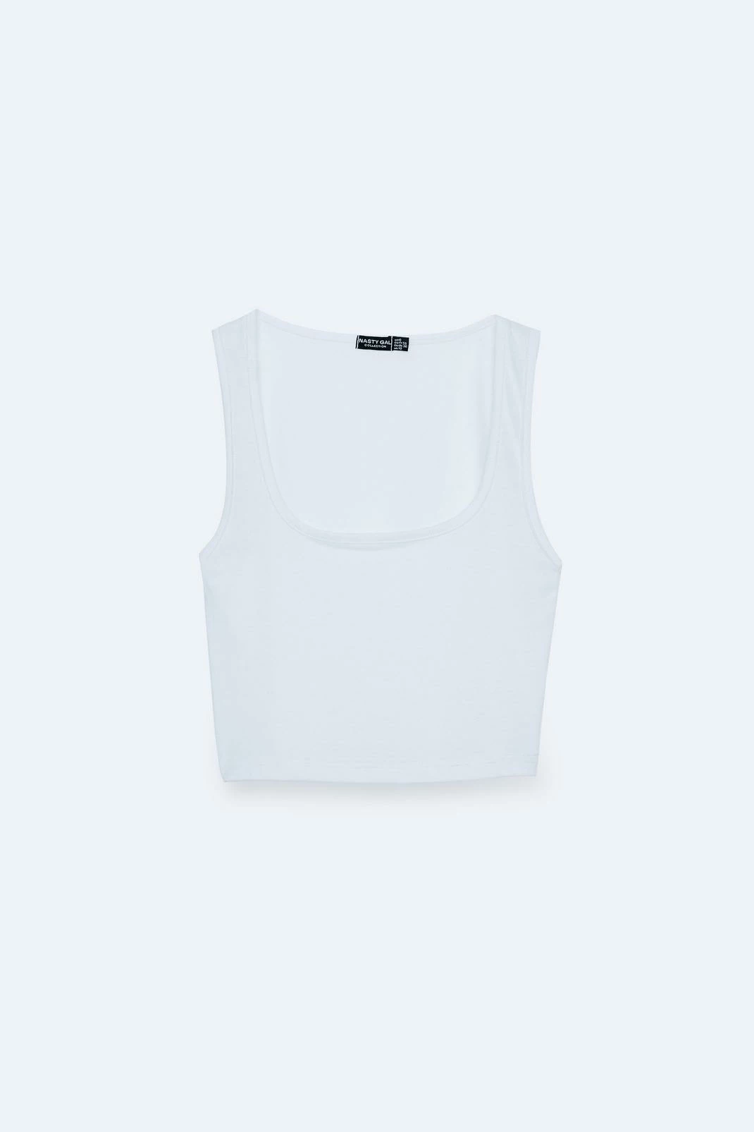 Cotton Scoop Neck Tank Top 4 Cotton Scoop Neck Tank Top - Image 4