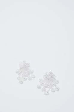 Alternative view of Pearl Beaded Statement Earrings