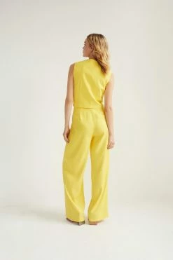 Tailored High Waisted Wide Leg Pants 30 Tailored High Waisted Wide Leg Pants -Nasty Gal Sales Store Sales womens yellow tailored high waisted wide leg pants 2